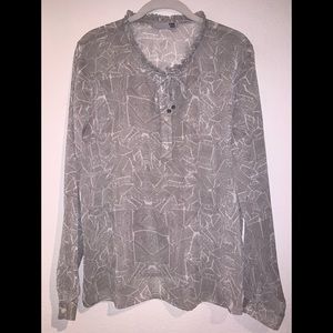 Annie Bing print blouse S